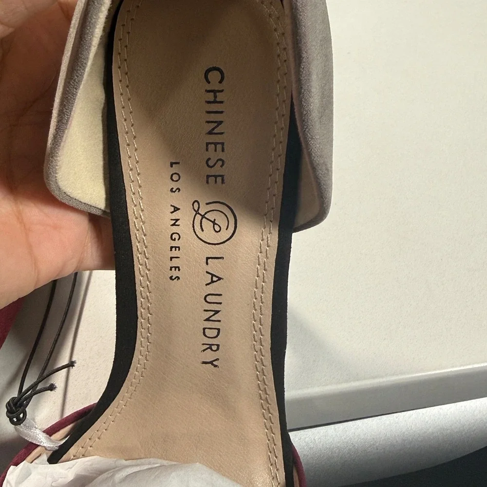 Chinese Laundry‎ Pumps Womens 8.5 Burgundy New D'Orsay Pointed Toe Heels